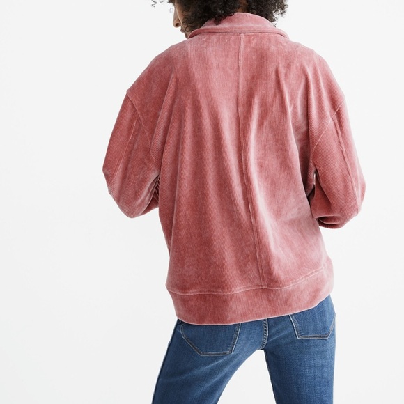 Madewell | Velour Corduroy Bomber Jacker - Picture 2 of 7